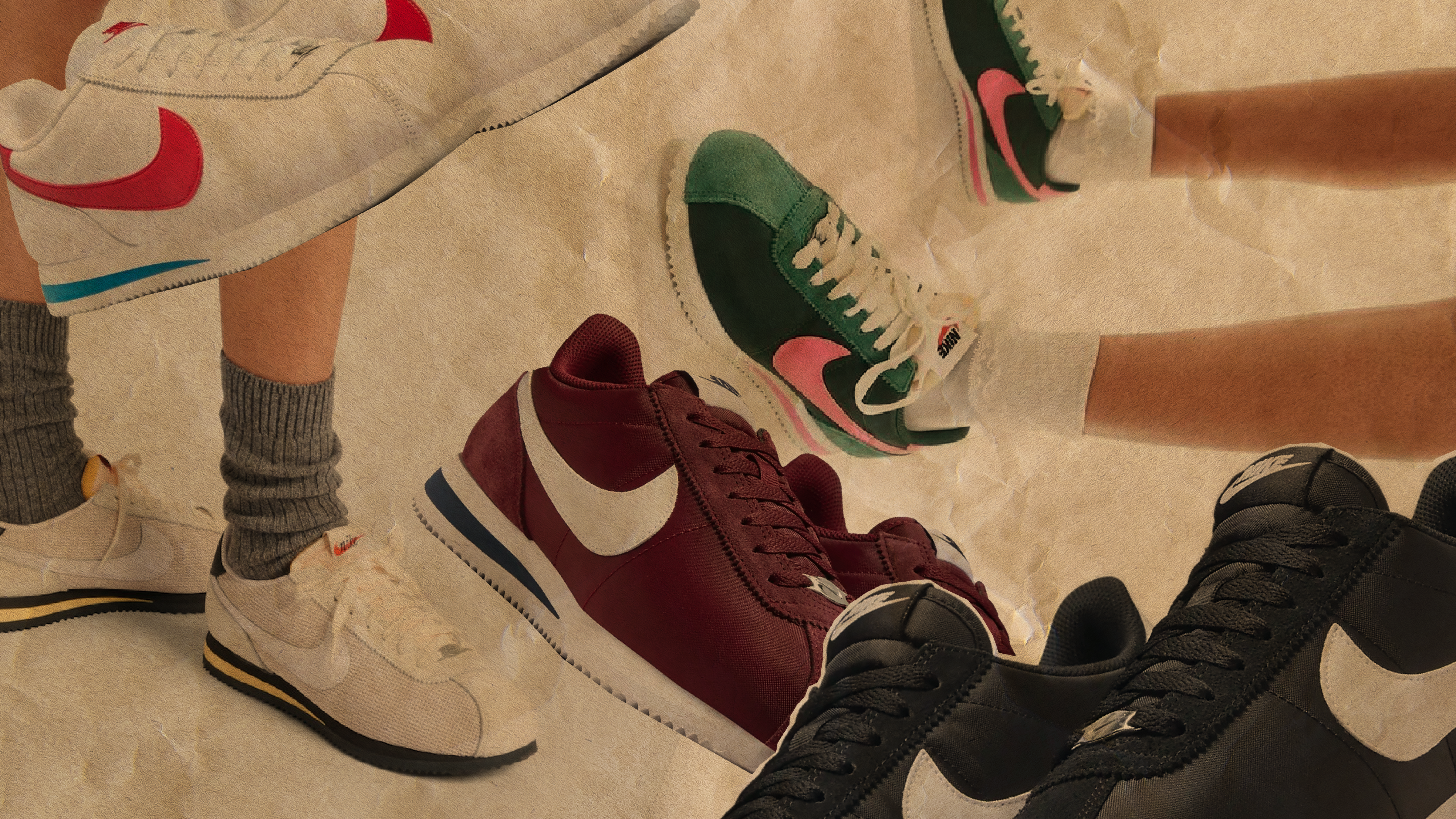 say bye to adidas samba, say hello to nike cortez  CINCO