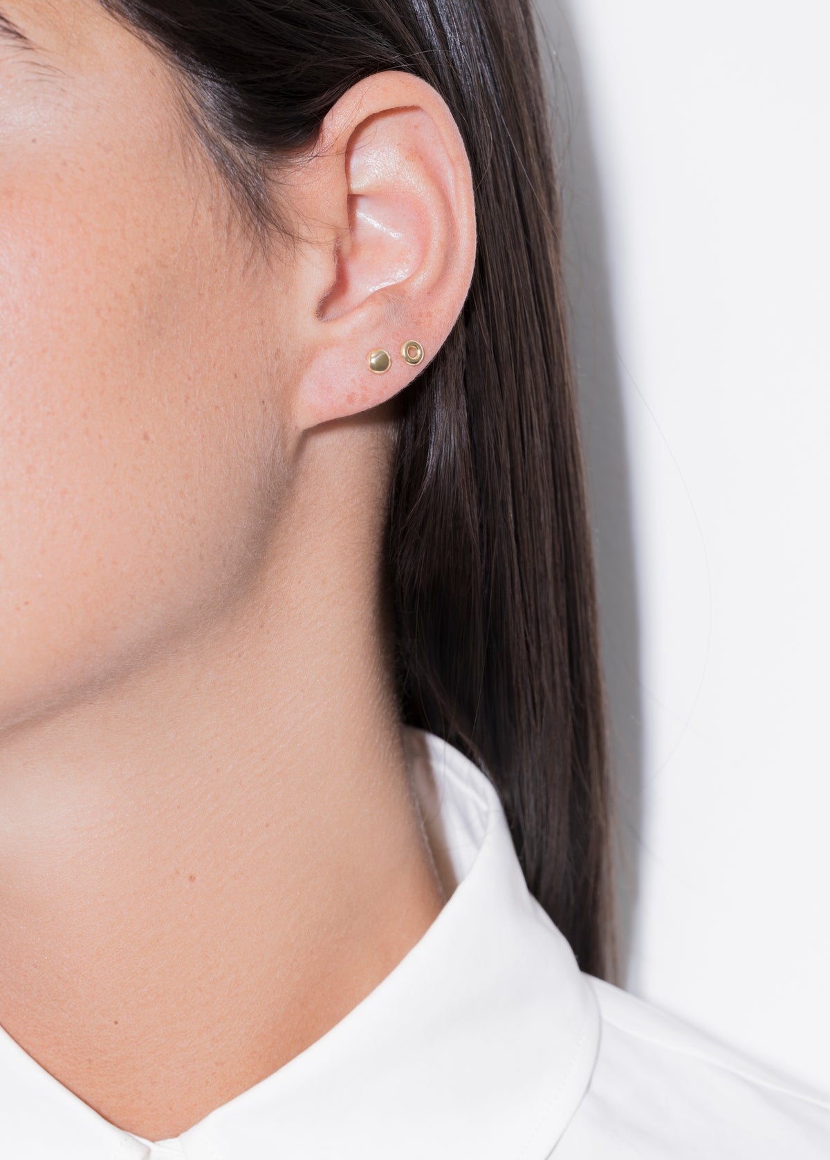 empty stud earring 18k Earrings