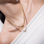 alphabet necklace with pendant M necklaces