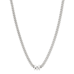 alphabet necklace with pendant M necklaces