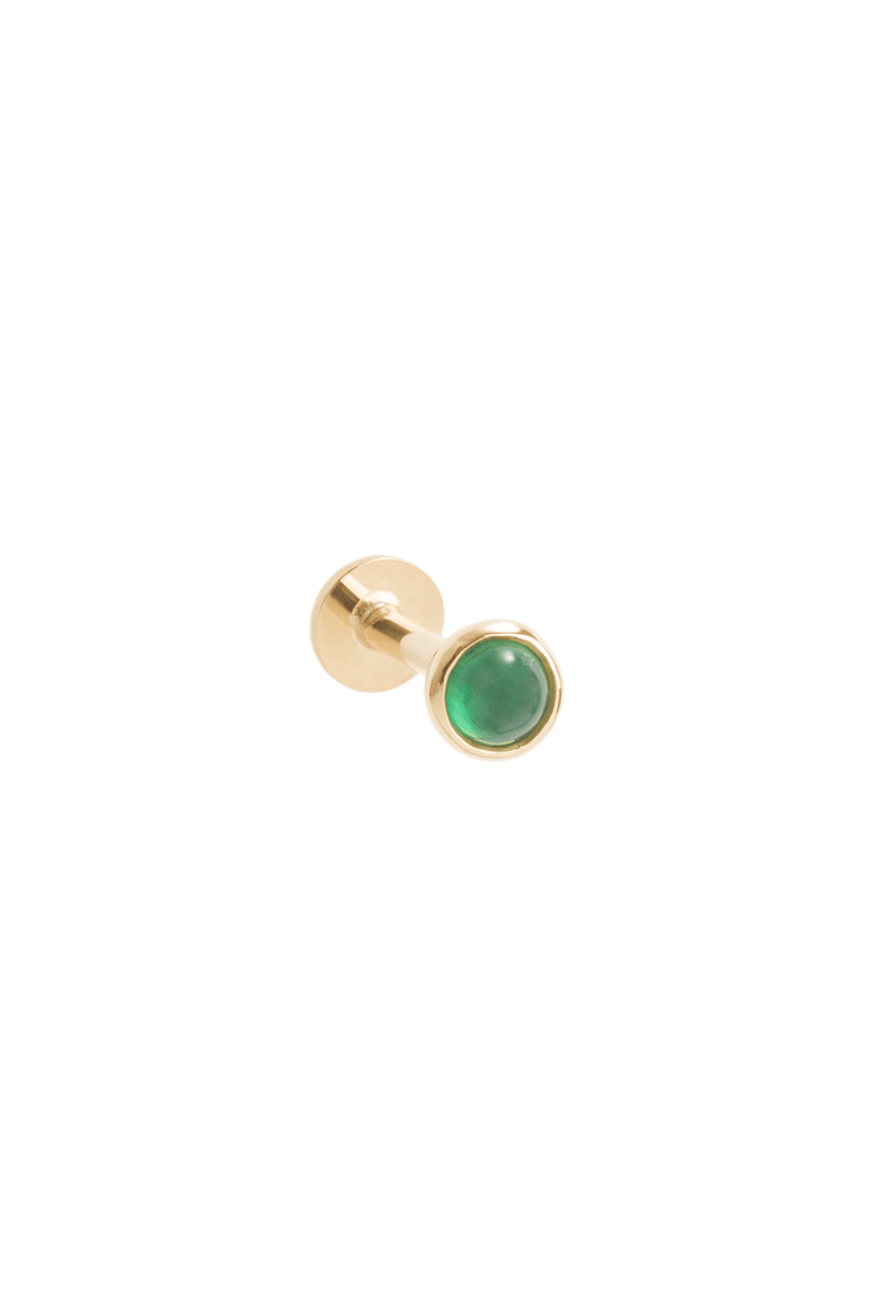 Balalai stud 18k emerald Earrings