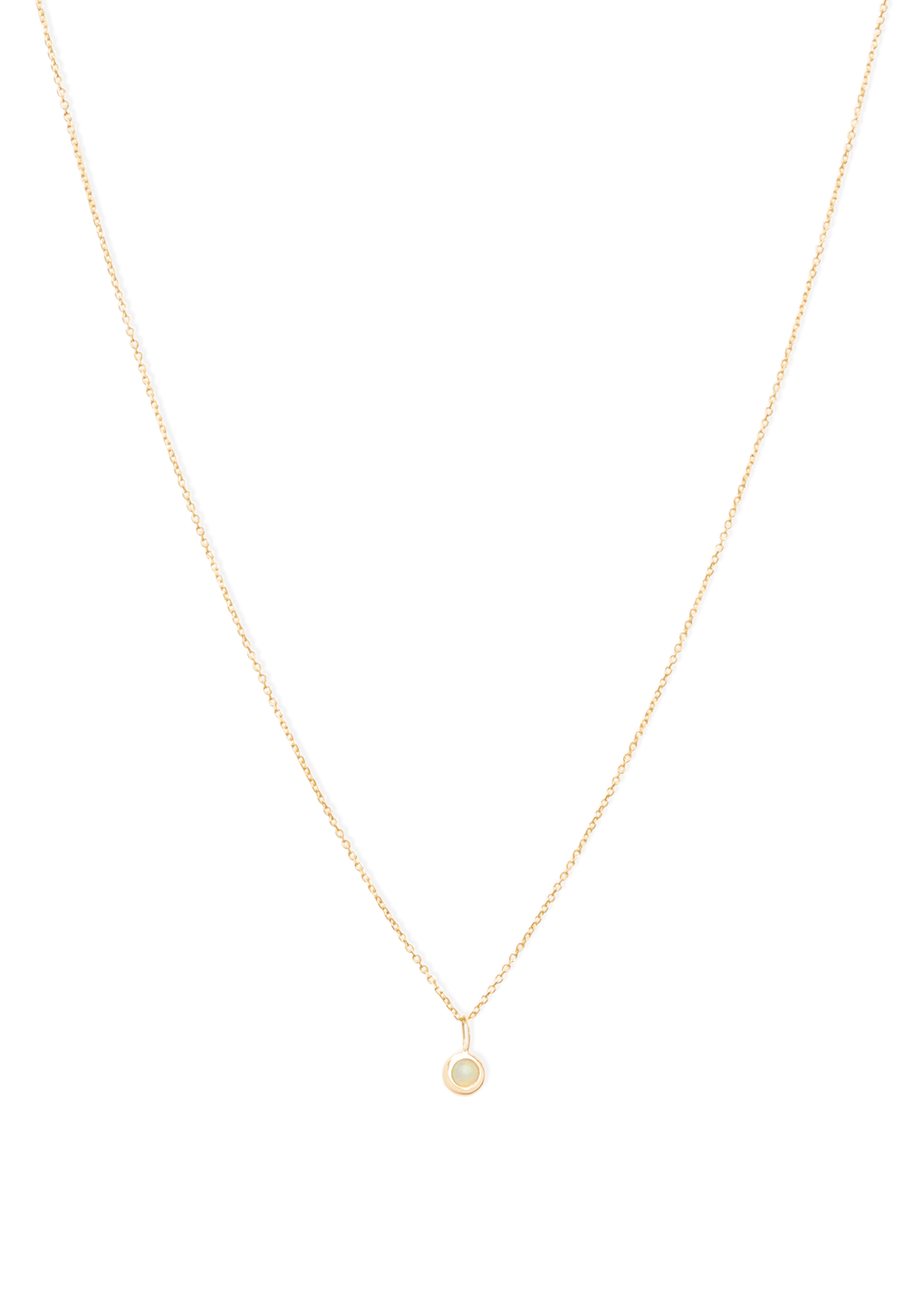 mock necklace 18k opala