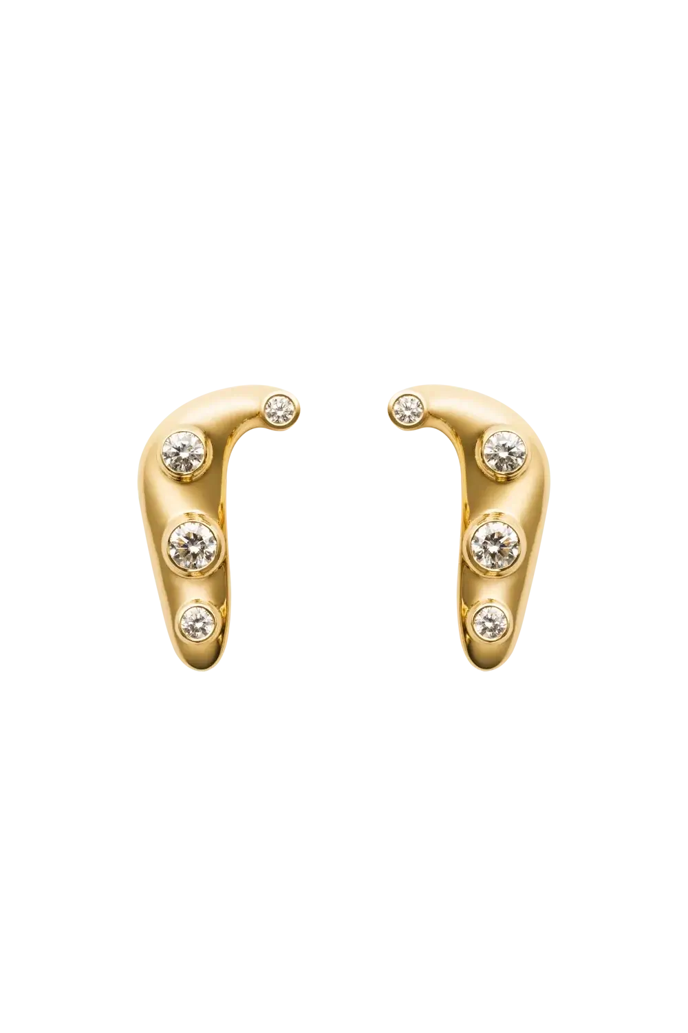 Unending 18k diamond earrings Earrings