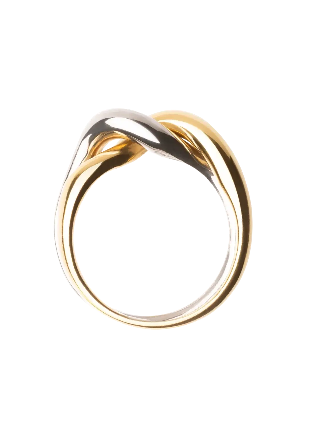 Woven Double Ring Rings