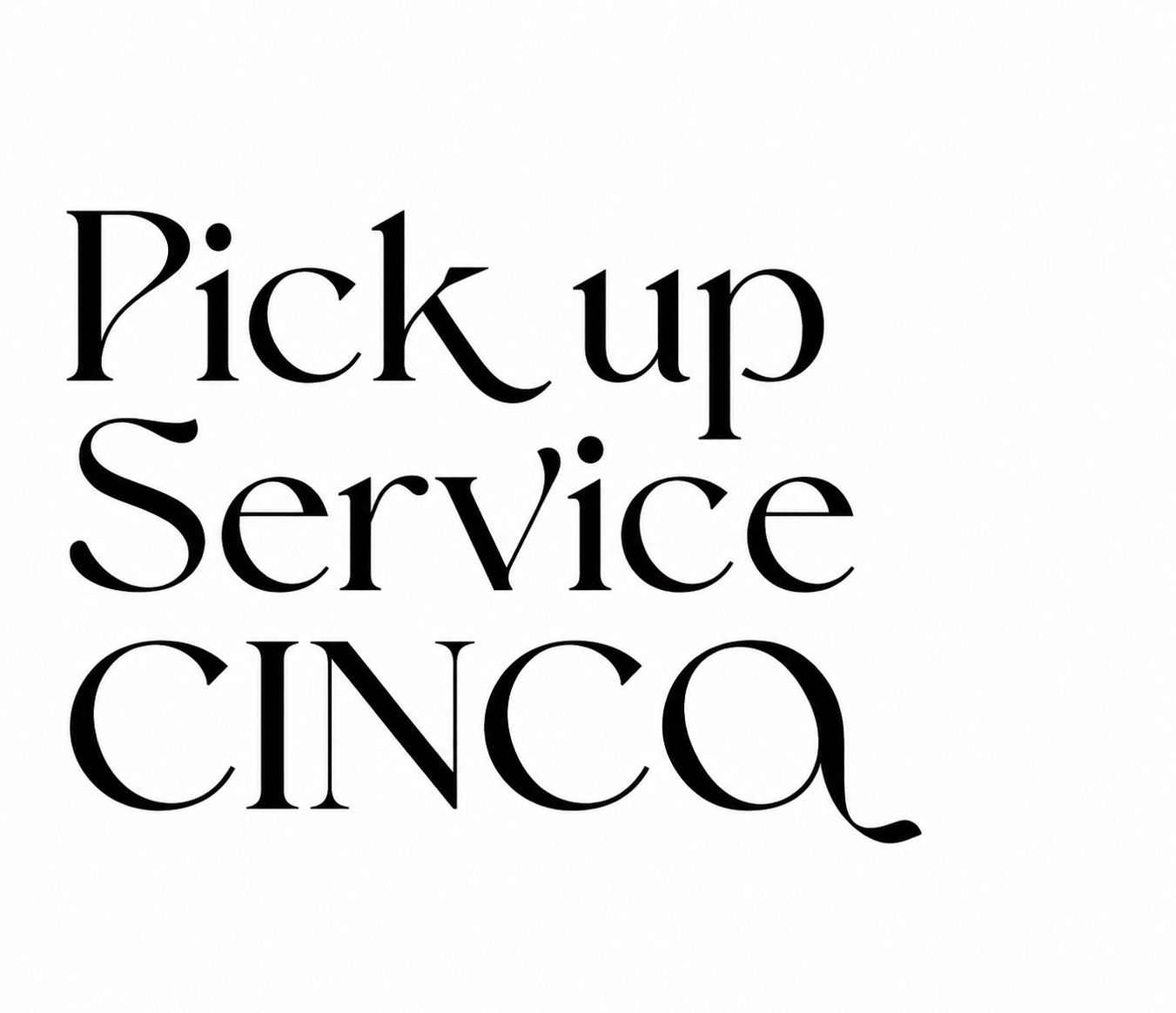 Pick up Service services