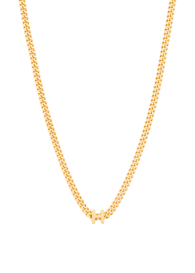 alphabet necklace with pendant H Necklaces