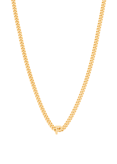 alphabet necklace with pendant P Necklaces