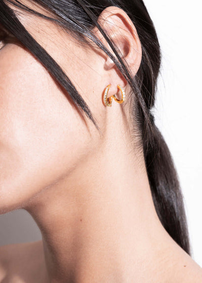 Amina double layer earrings Earrings