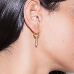 bela huggies earrings