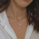 flower 18k diamonds necklace Necklaces