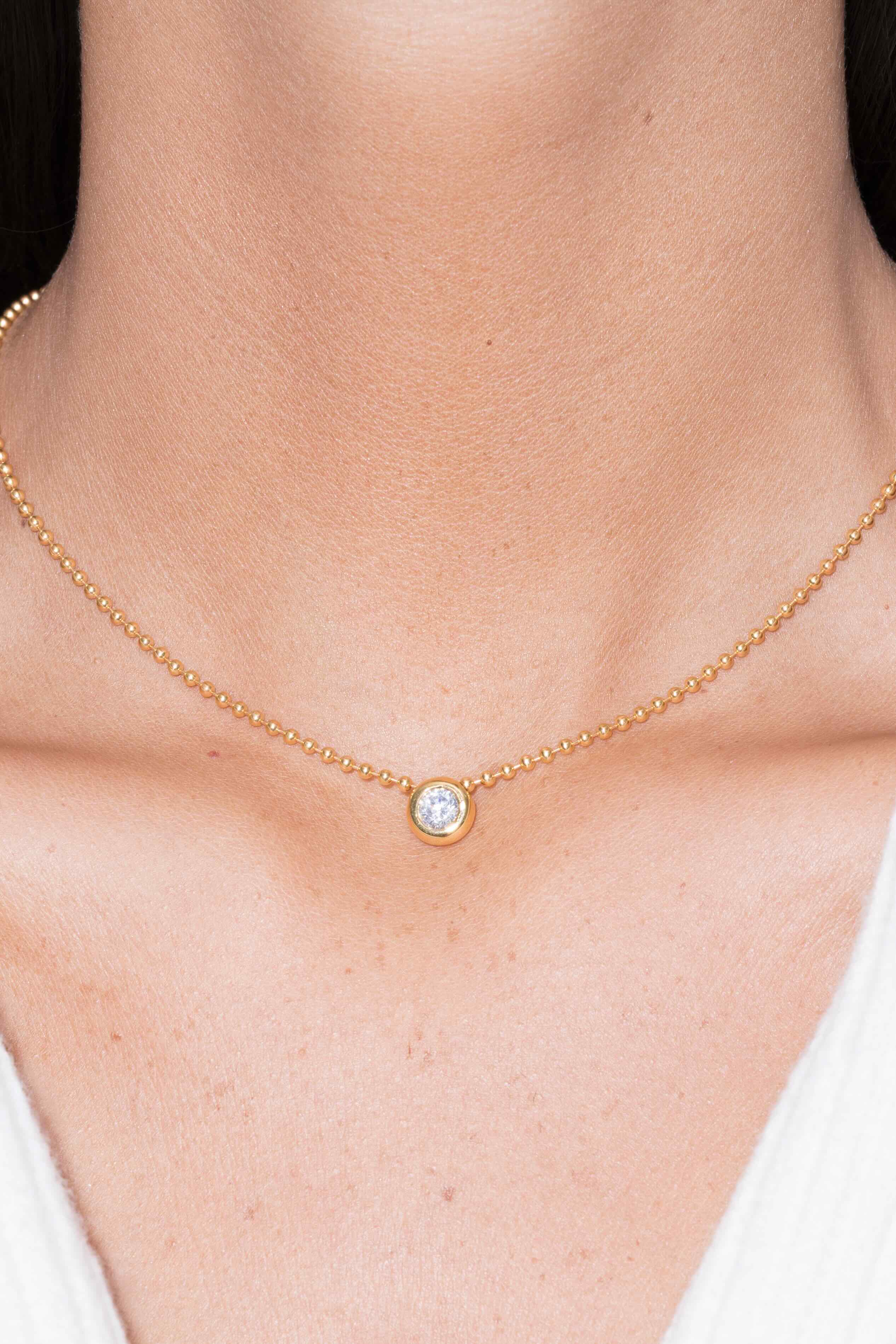 beaded pulse necklace