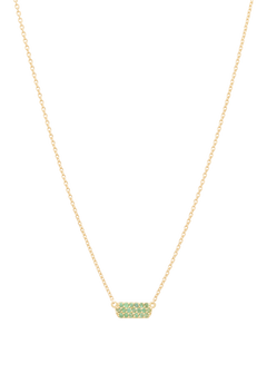 hannah necklace 18k emerald