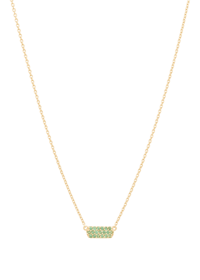 Hannah necklace 18k emerald Necklaces