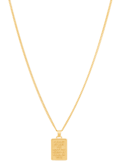 Jodie shaped necklace Necklaces