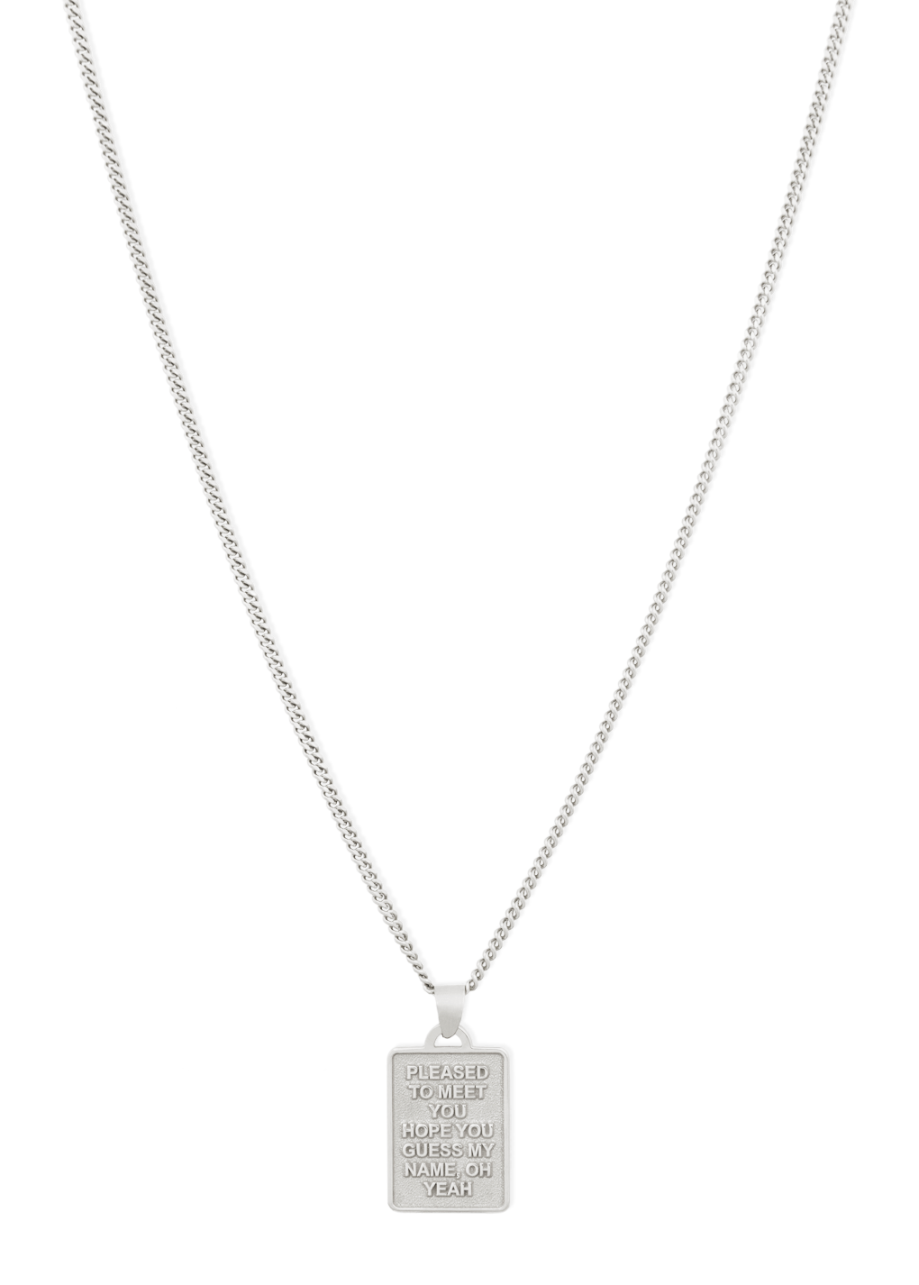 jodie shaped necklace