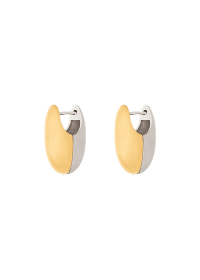 Lara two tone earrings earrings