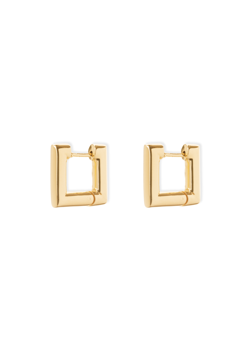 lizzie earrings in gold