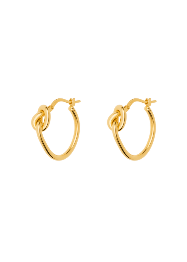 lucilla knot huggies Earrings