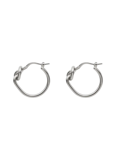 Lucilla Knot Huggies Earrings