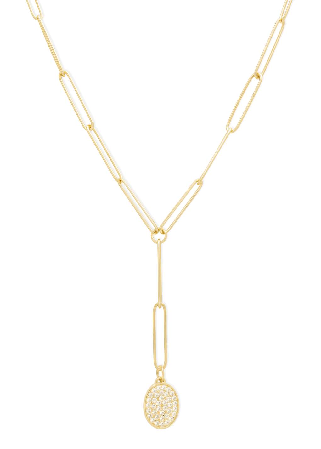 manu necklace white in gold