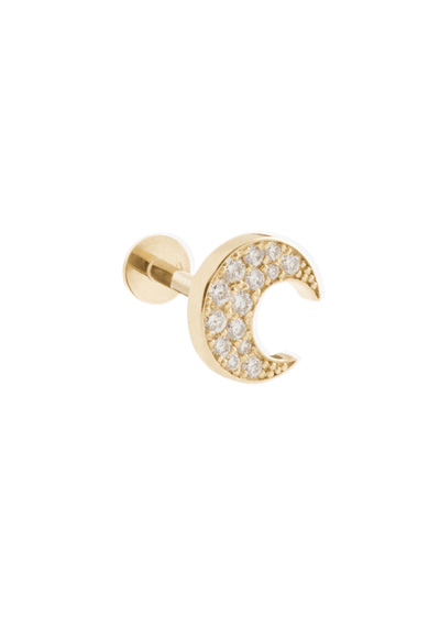 mush stud 18k diamond Earrings