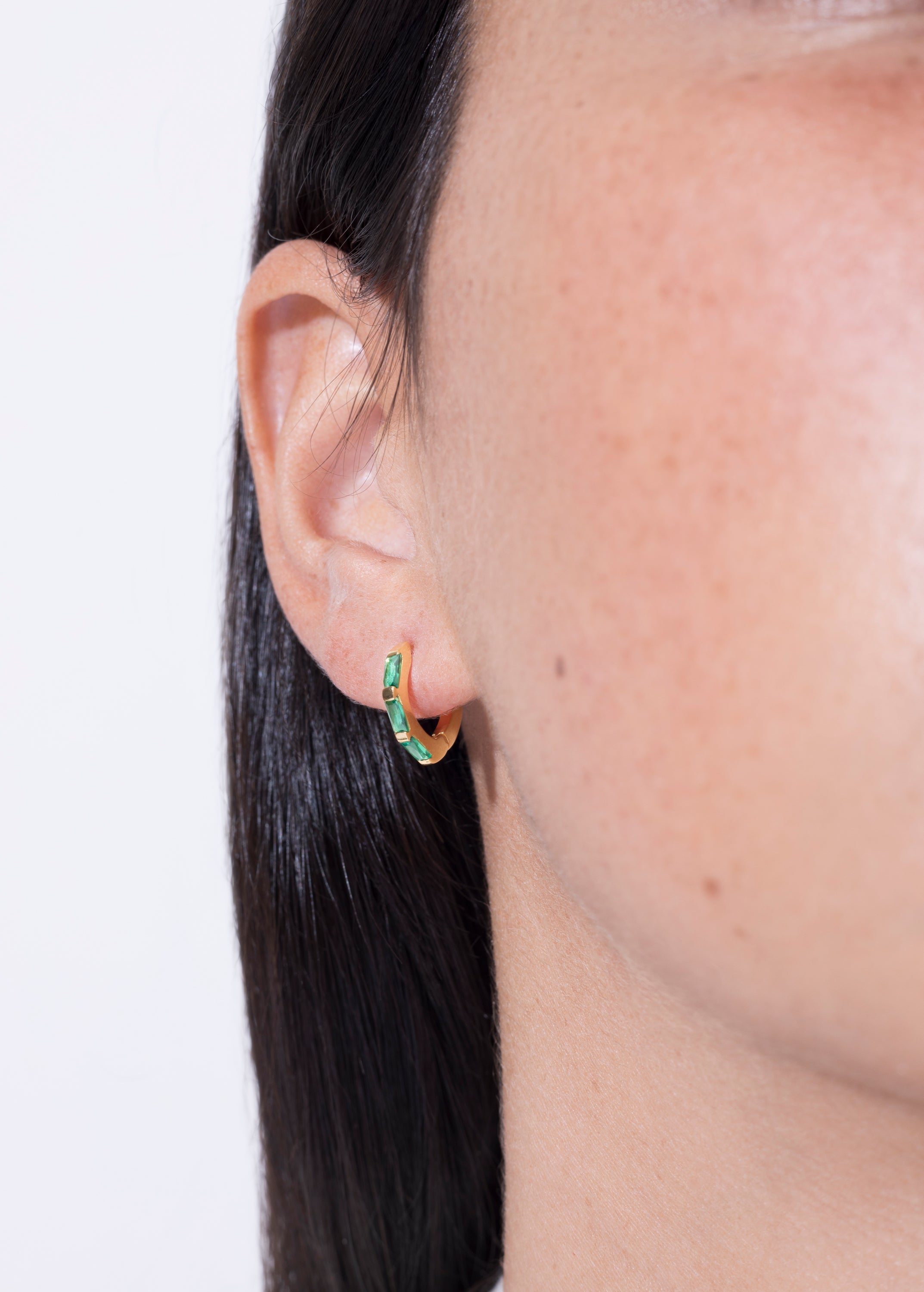 norma earrings emerald