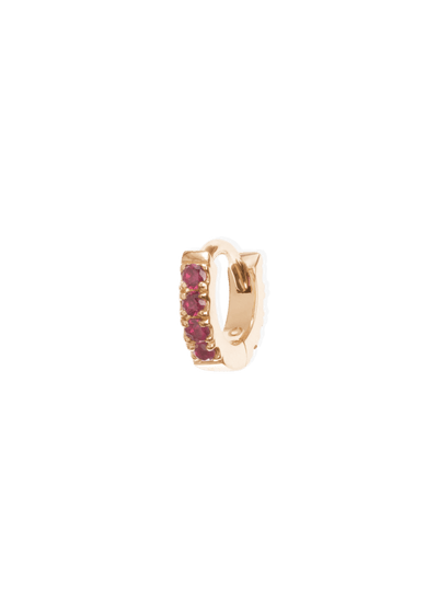 Salt 5 mm hoop 18k rubi Earrings