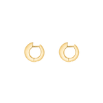 mini sarah polished earrings in gold