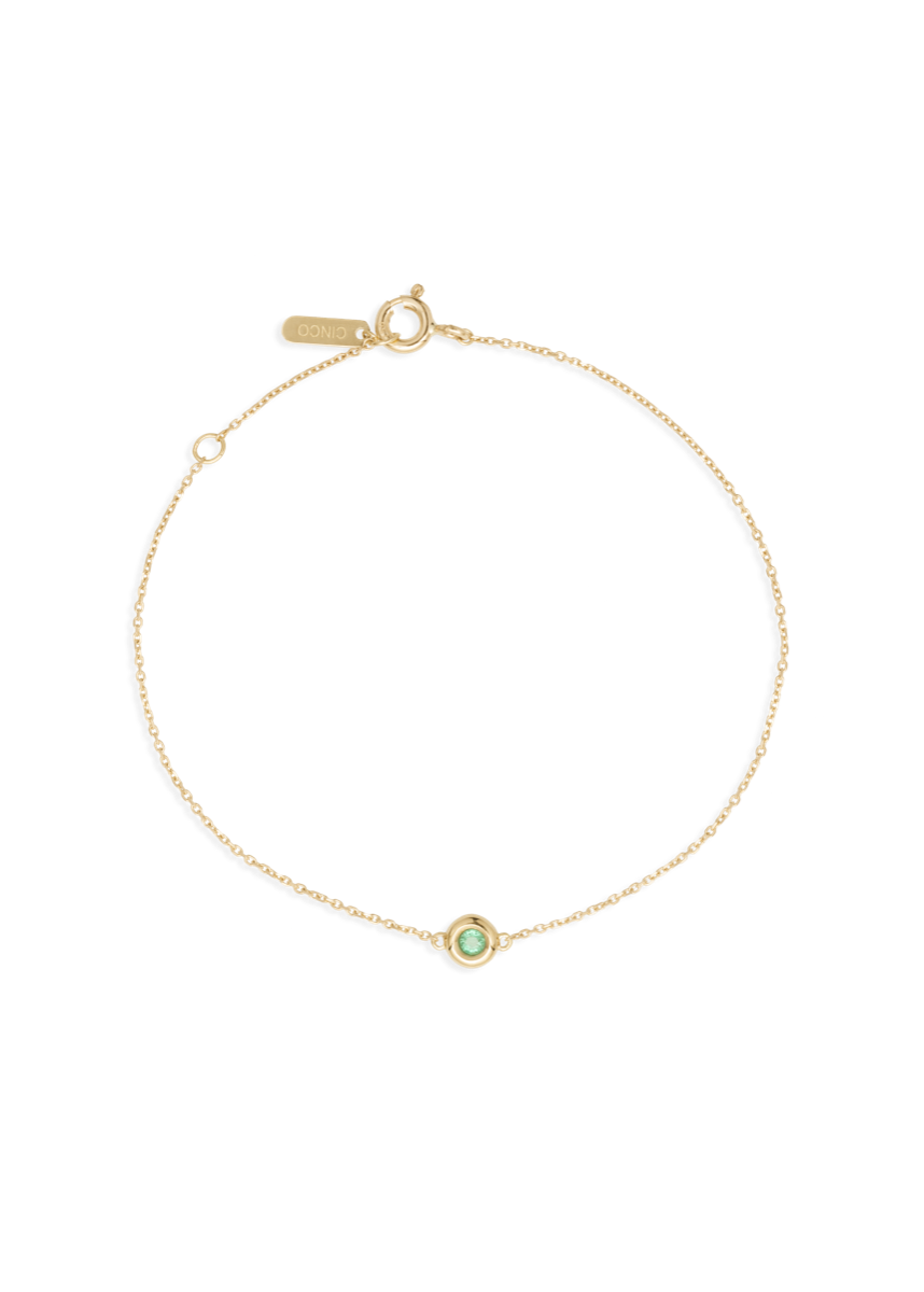 chris bracelet 18k emerald